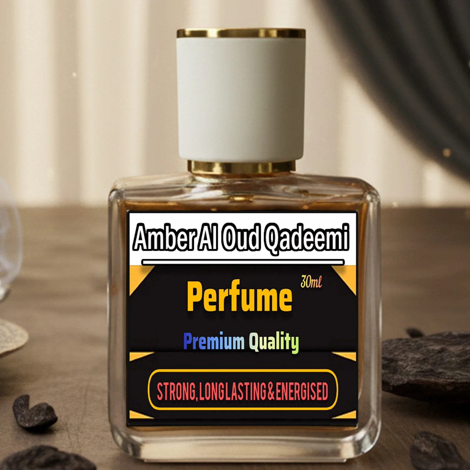 Amber Al Oud Qadeemi Premium Perfume 30ml (Made In K.S.A)