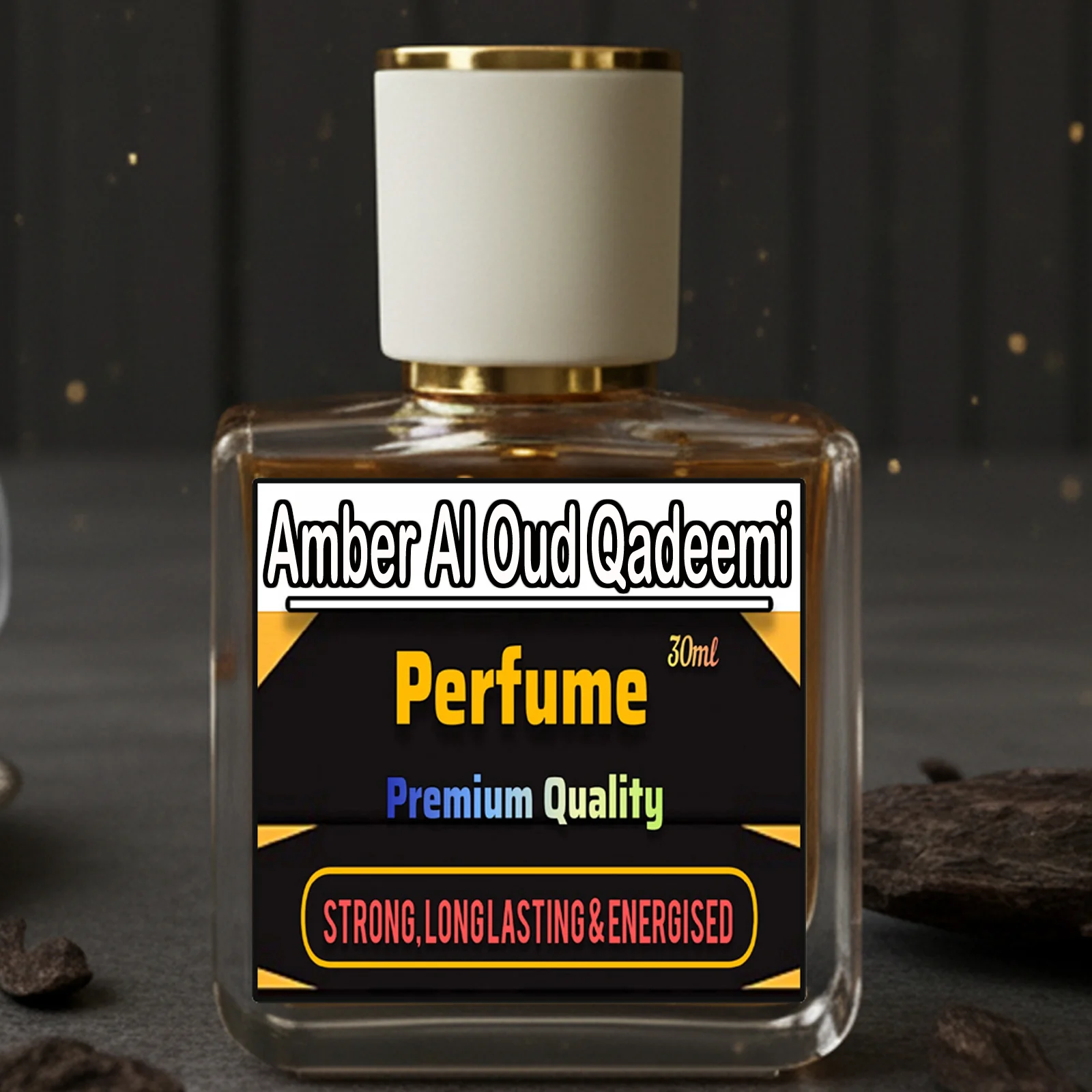 Amber Al Oud Qadeemi Premium Perfume 30ml (Made In K.S.A) - Image 2