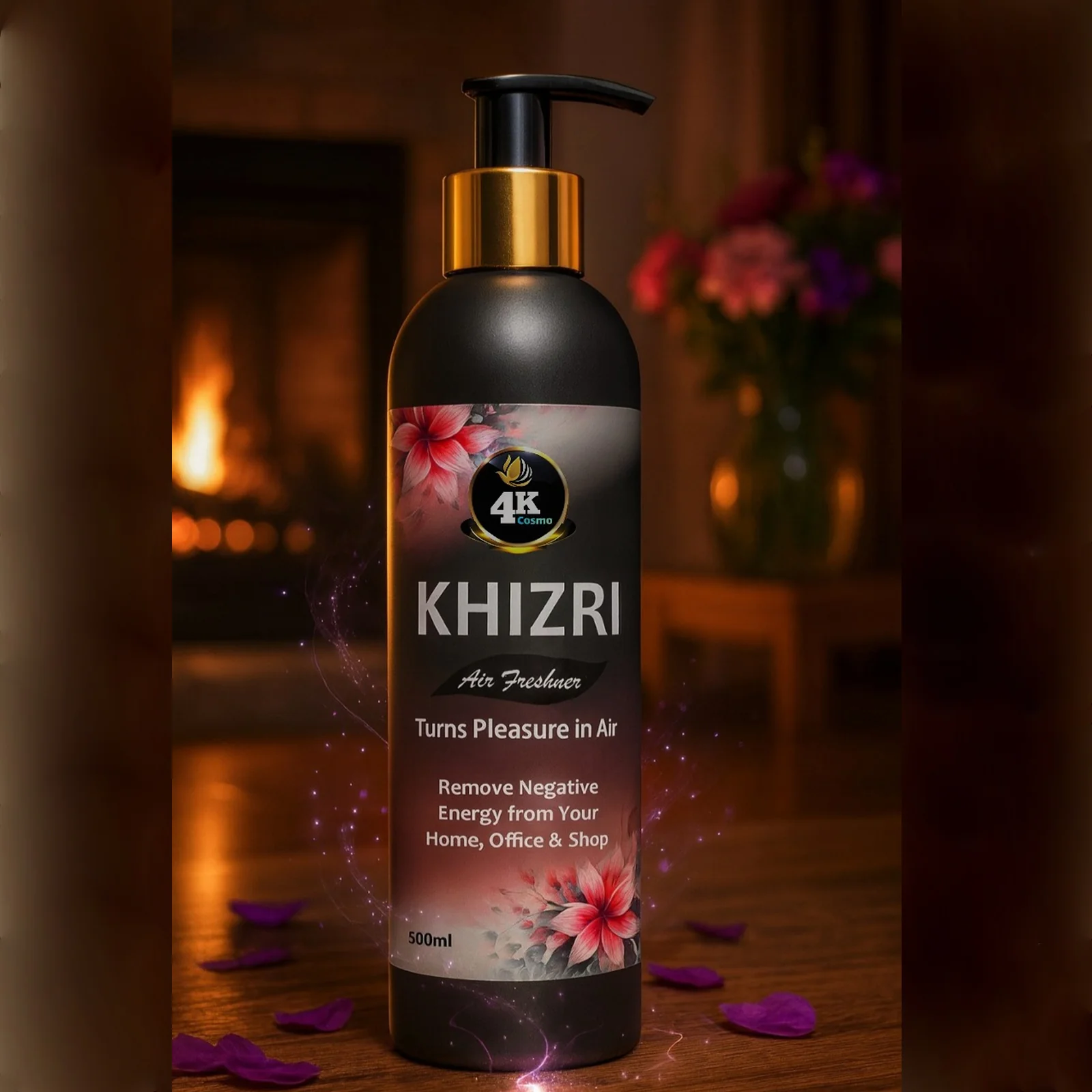 Khizri Air Freshner 500ML by 4K Cosmo - Image 2