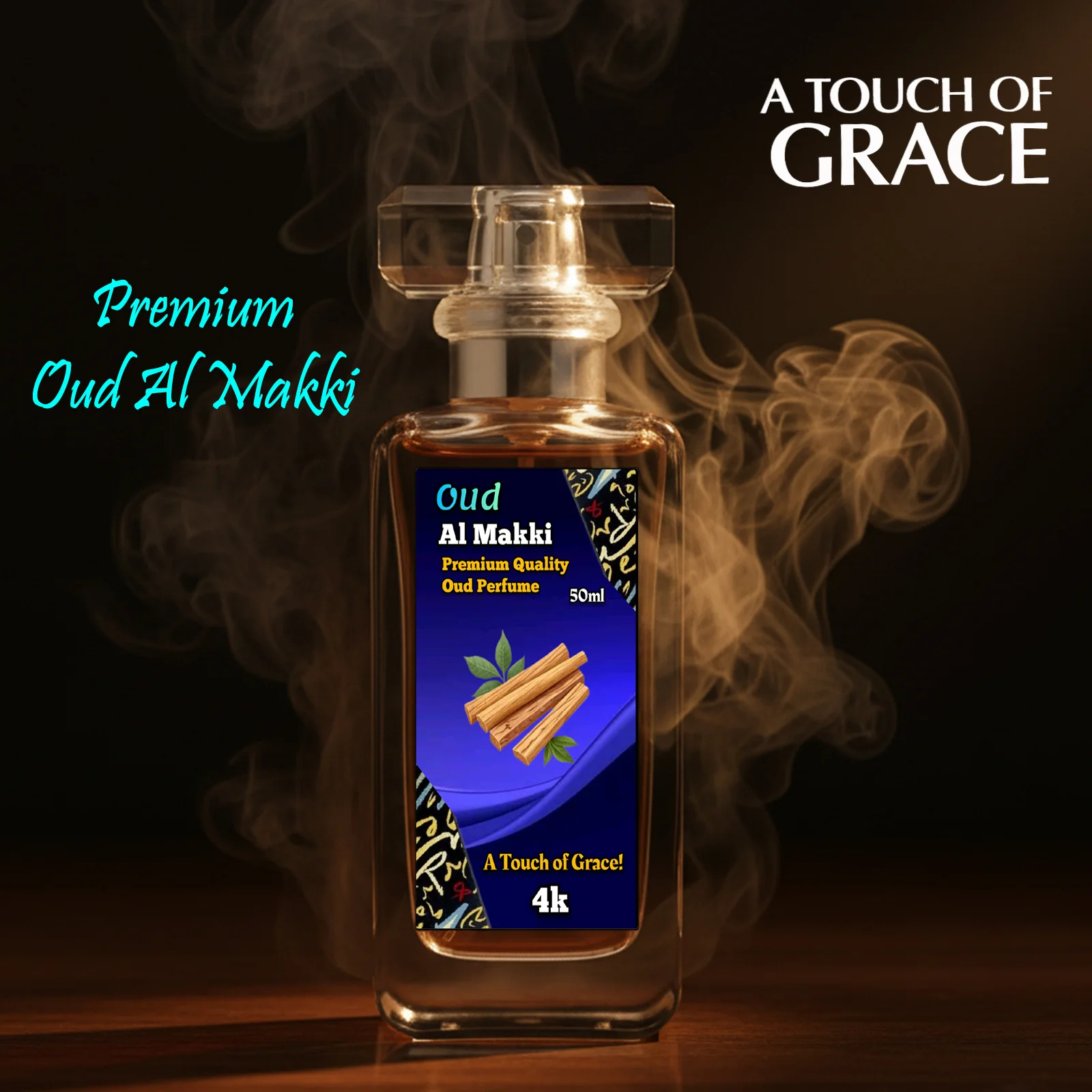 Oud Al Makki Premium Perfume 50ml - Image 4