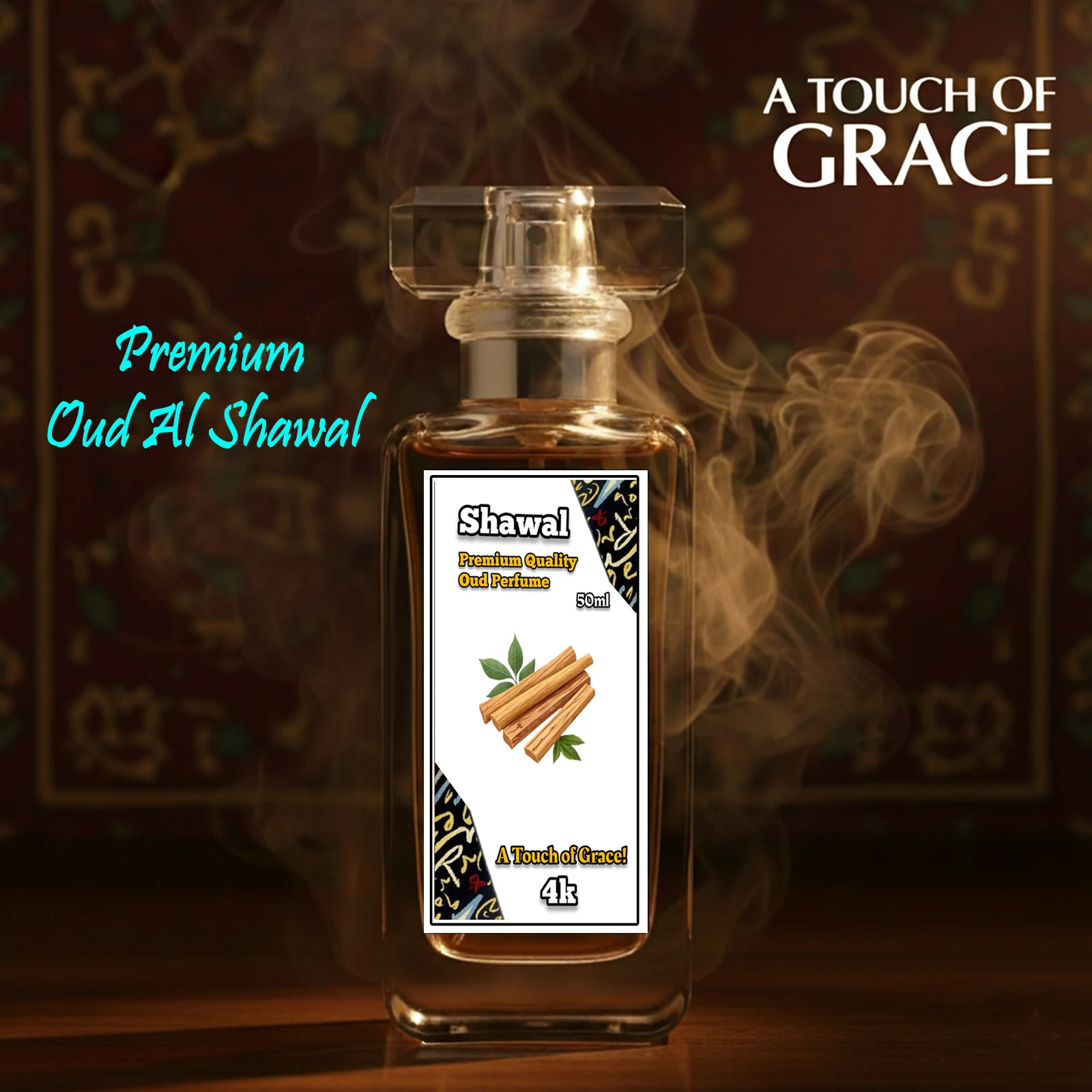 Oud Al Shawal Premium Perfume 50ml - Image 2