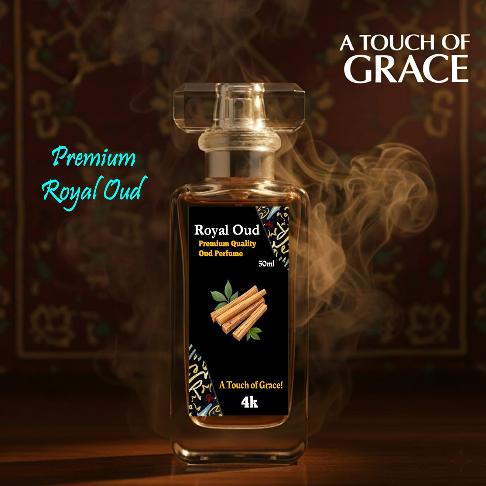Royal Oud Premium Perfume 50ml - Image 2